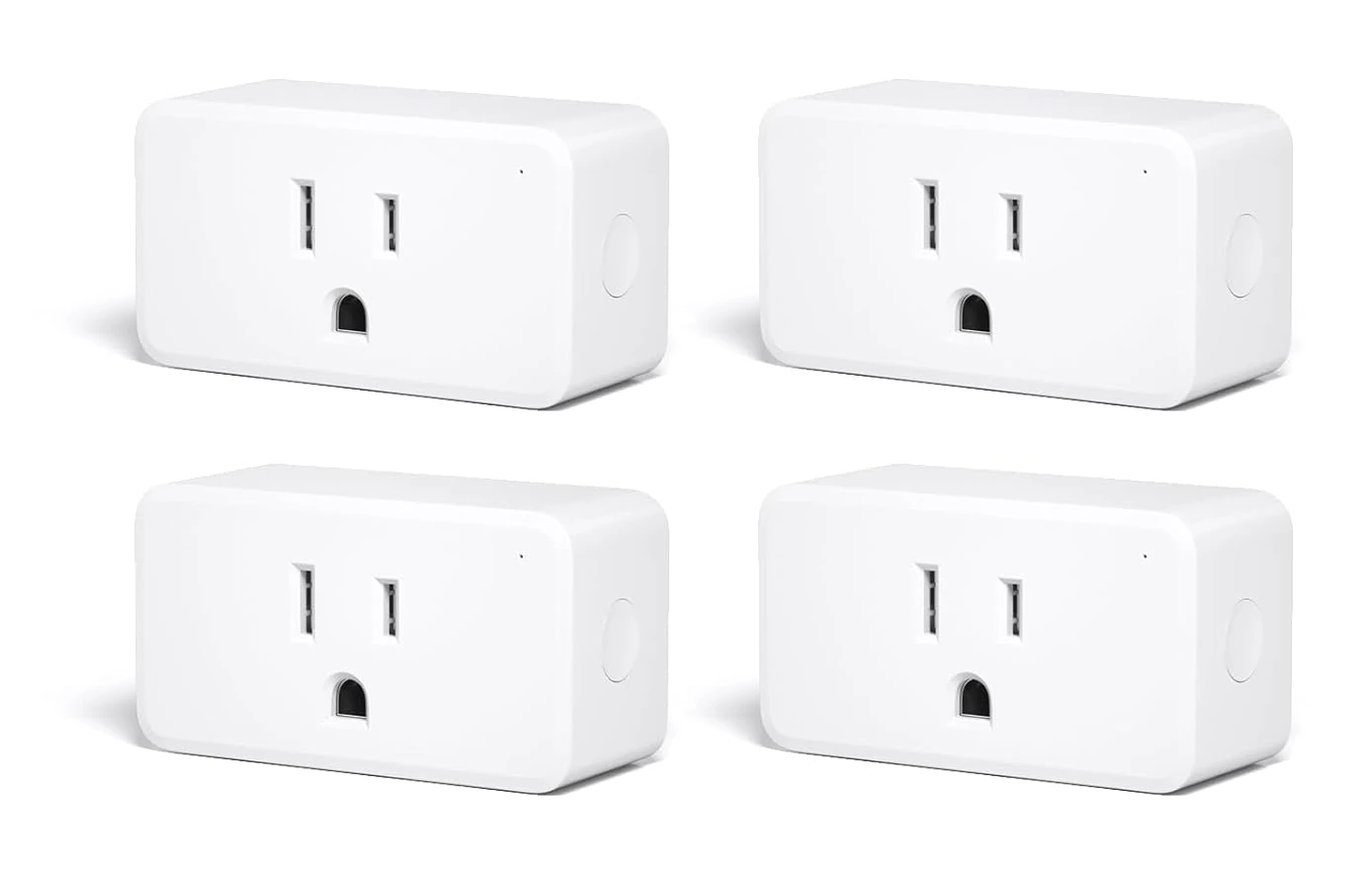 Four white ThirdReality Smart Plug Gen3 units arranged in a two-by-two product photo.